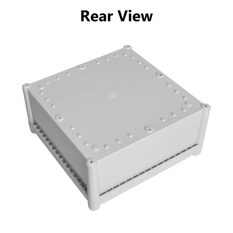 LeMotech Waterproof Dustproof IP67 Junction Box DIY Case Enclosure Gray 11 x 11 x 5.1 inch (280 x 280 x 130 mm) - Image 5